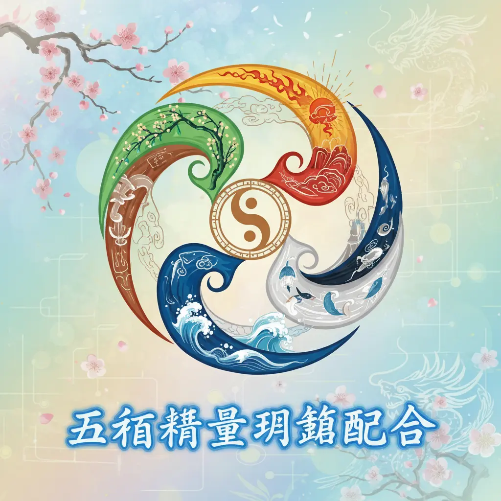 五行平衡 - 五行能量調整配合