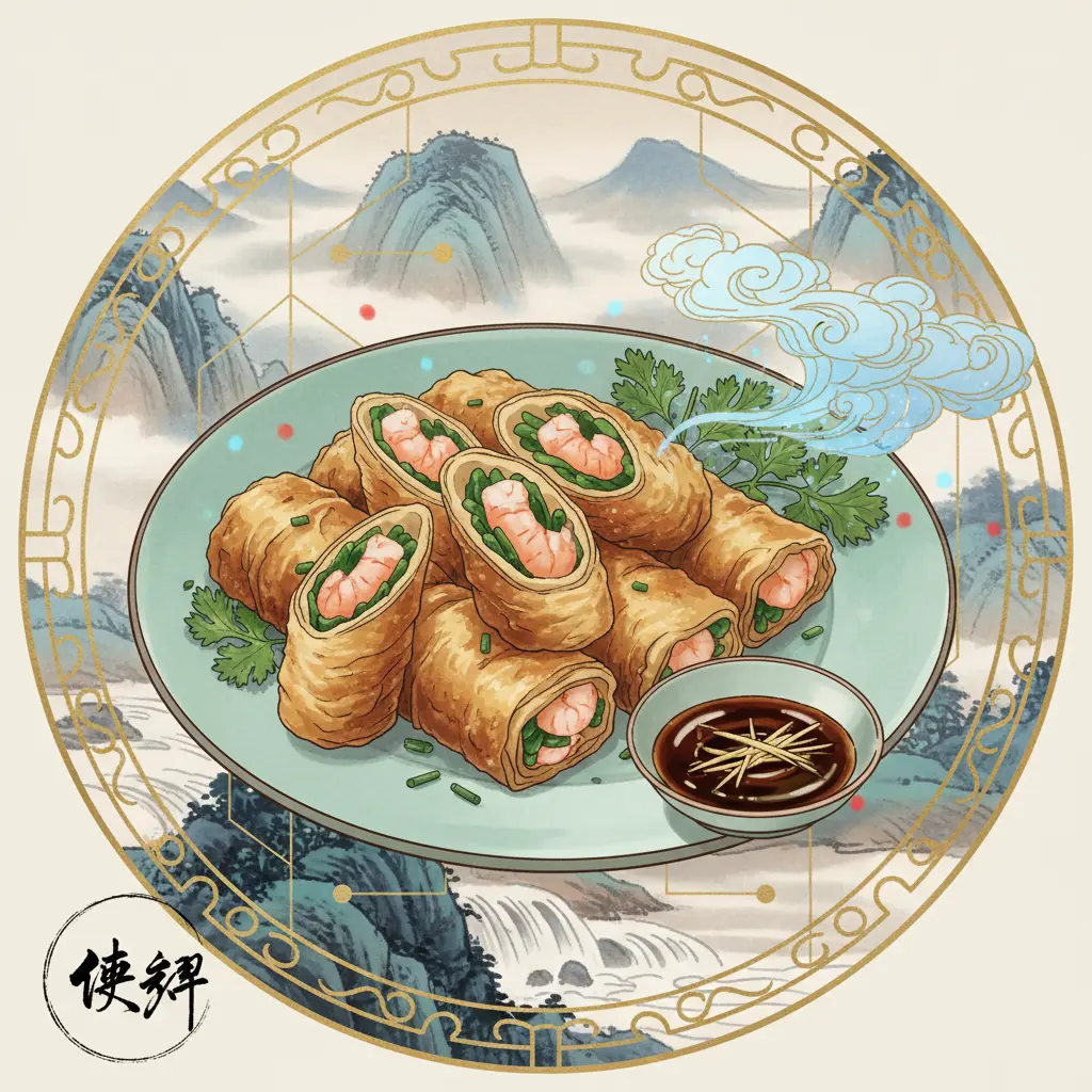 陳師傅 - 香煎鮮蝦腐皮卷