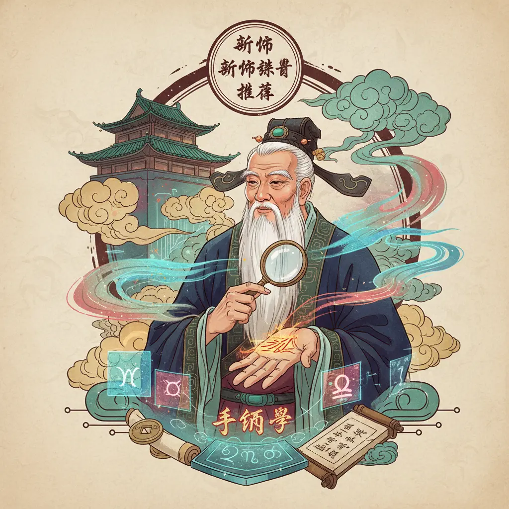 算命師傅推薦 - 手相學