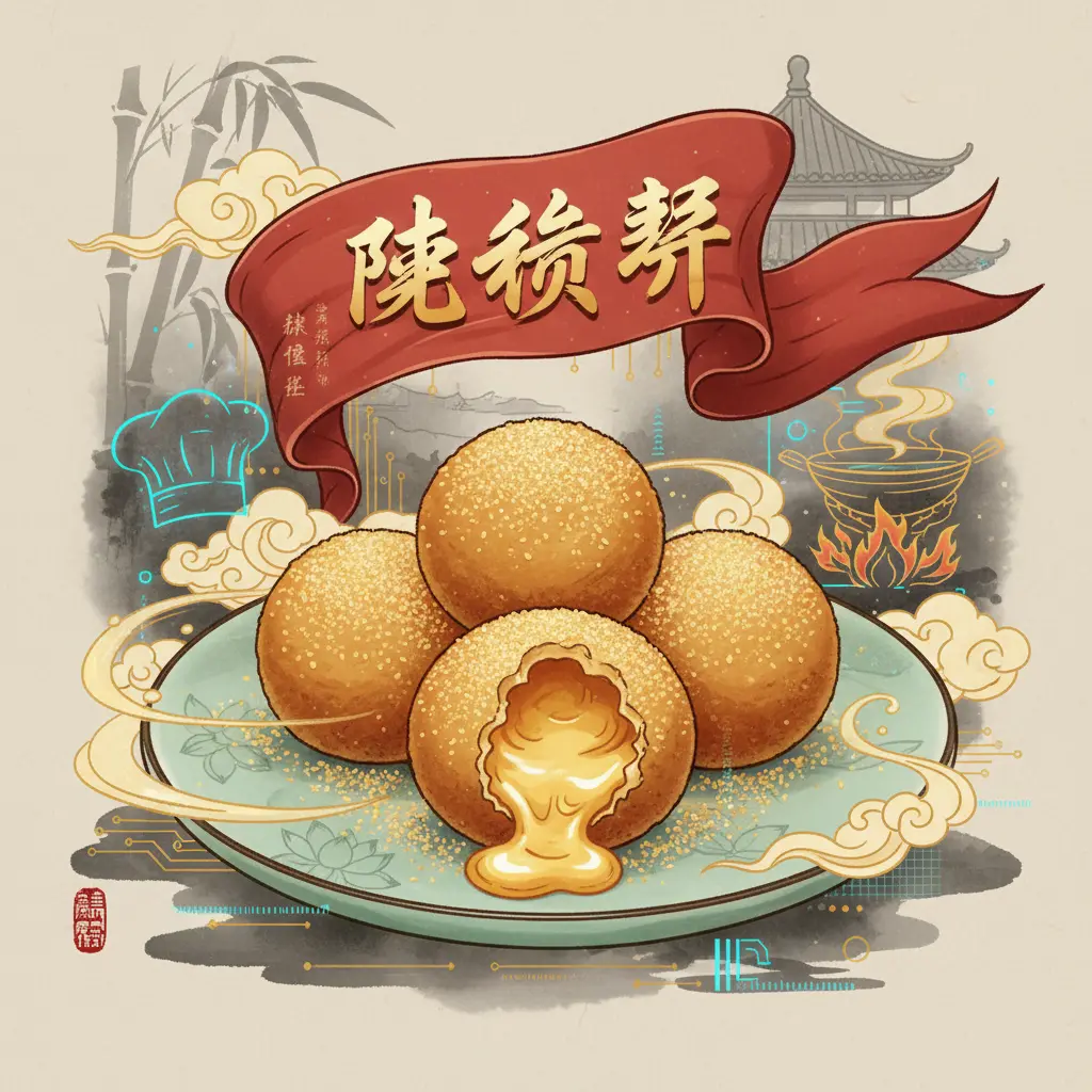 陳師傅 - 流沙奶皇煎堆仔