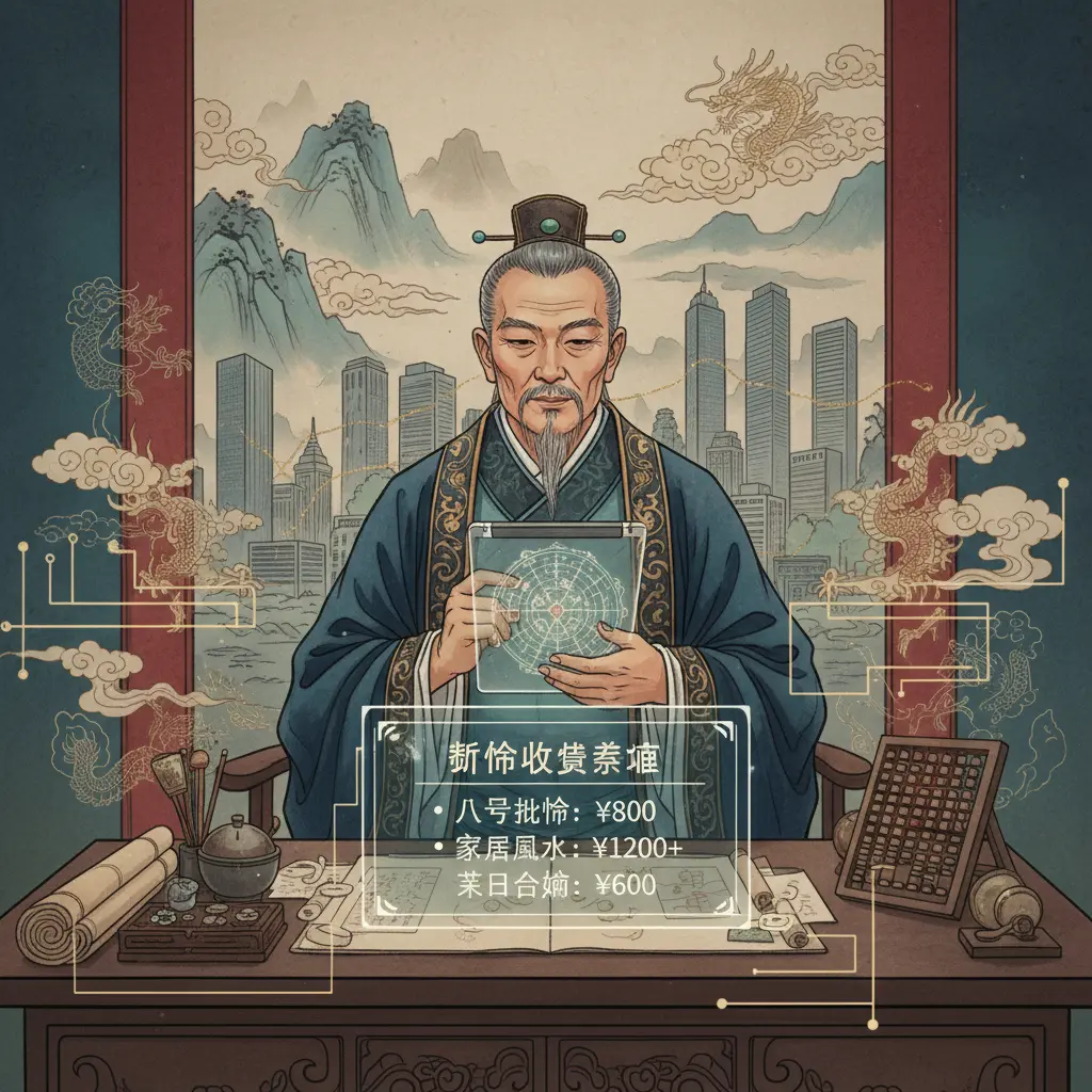 算命收費 - 風水師