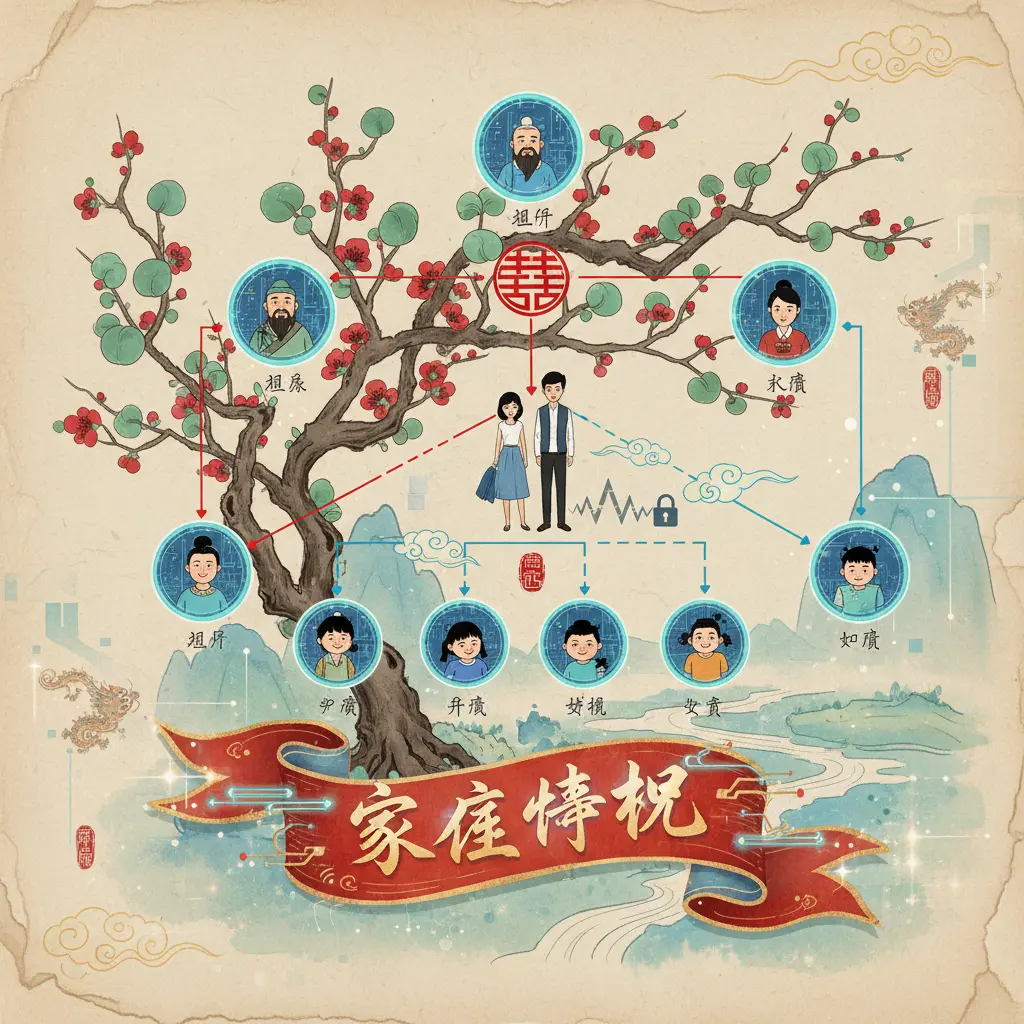 家庭情況 - genogram