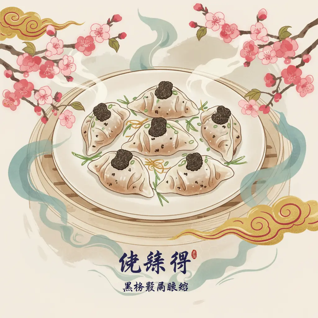 陳師傅 - 黑松露鳳眼餃