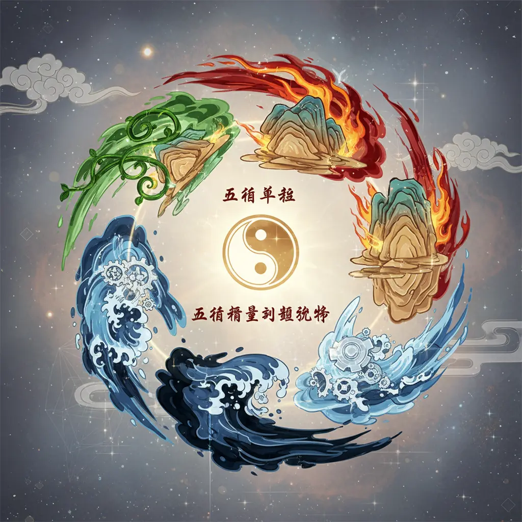 五行平衡 - 五行能量調整流暢